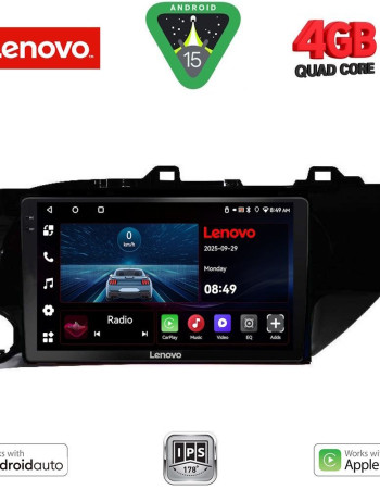 LENOVO LVE 8721_CPAA (10inc) MULTIMEDIA TABLET for TOYOTA HILUX mod. 2017-2026