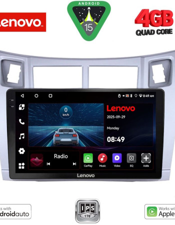 LENOVO LVE 8736SL_CPAA (9inc) MULTIMEDIA TABLET for TOYOTA YARIS mod. 2006-2011 (SILVER)