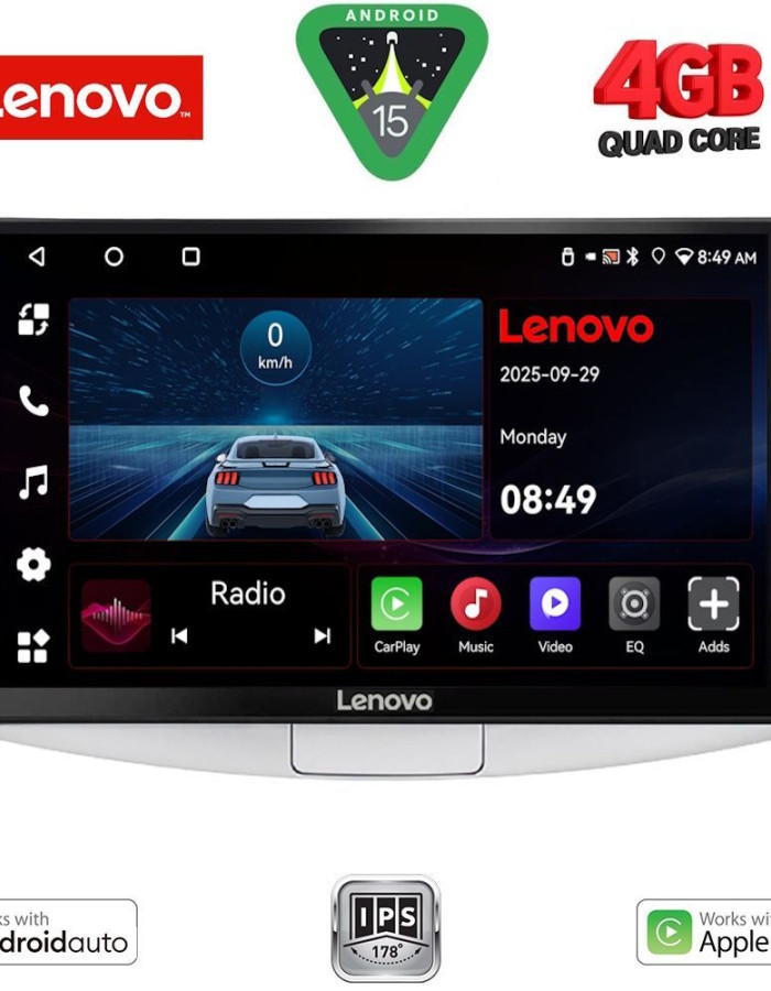 LENOVO LVE 8764_CPAA (10inc) MULTIMEDIA TABLET for VW PASSAT mod. 2010-2015