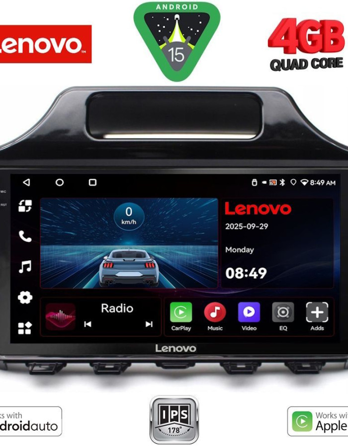 LENOVO LVE 8779_CPAA (9inc) MULTIMEDIA TABLET for TOYOTA IQ mod. 2008> with ORIG. NAVI