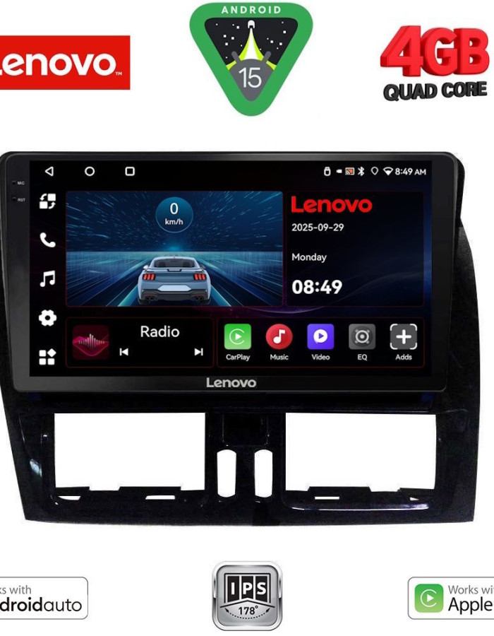 LENOVO LVE 8787_CPAA (9inc) MULTIMEDIA TABLET for VOLVO XC60 mod. 2009-2017