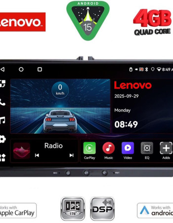 LENOVO LVE 889_CPAA (9'' DECK) MULTIMEDIA TABLET for VW GROUP mod. 2004-2016