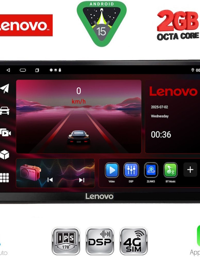 LENOVO LVF 5005_CPA (10inc) MULTIMEDIA TABLET for AUDI A4 mod. 2008-2015