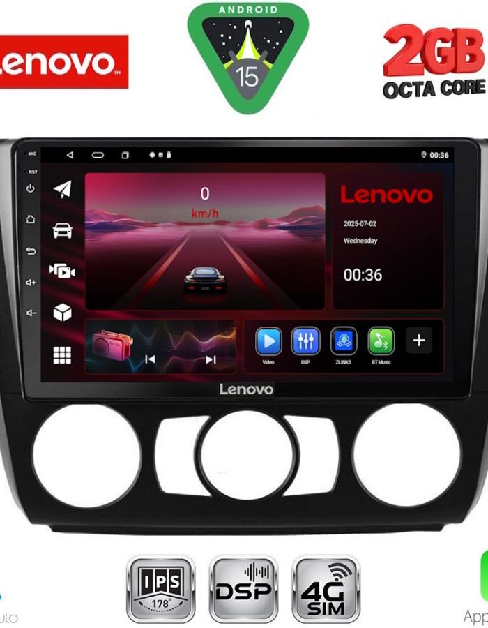 LENOVO LVF 5040_CPA A/C (9inc) MULTIMEDIA TABLET for BMW S.1  E81-82-87-88 mod. 2004-2013