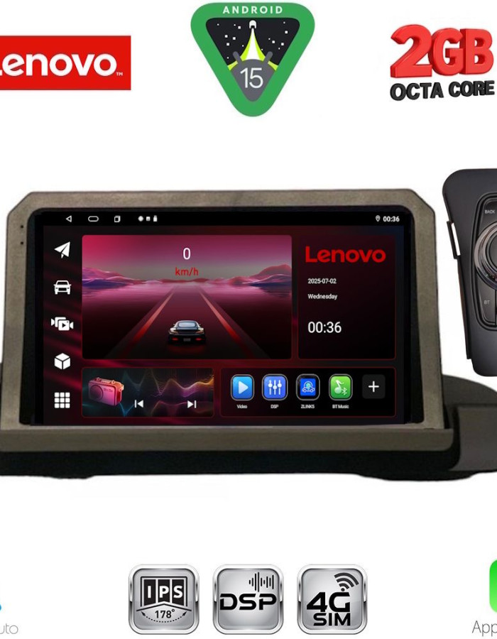 LENOVO LVF 5044_CPA (9inc) MULTIMEDIA TABLET for BMW S.3 (E90-91-92) mod. 2005-2012