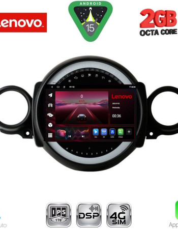 LENOVO LVF 5064_CPA (9inc) MULTIMEDIA TABLET for MINI COOPER (R56-R57) mod. 2006-2014 - CLUBMAN (R55) mod. 2007-2014
