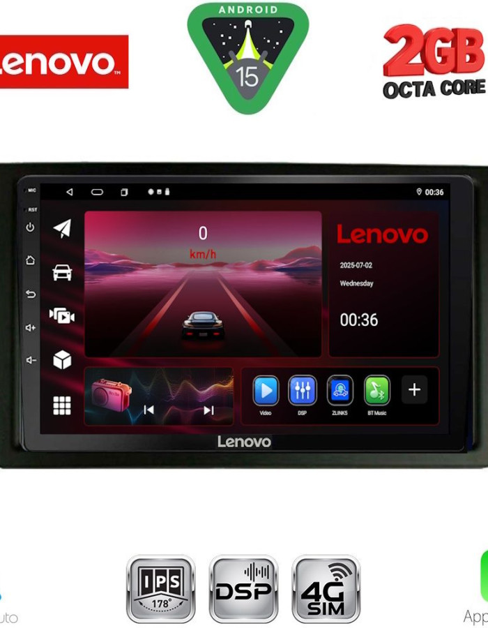 LENOVO LVF 5069_CPA (10inc) MULTIMEDIA TABLET for GMC ALL mod. 2004-2012