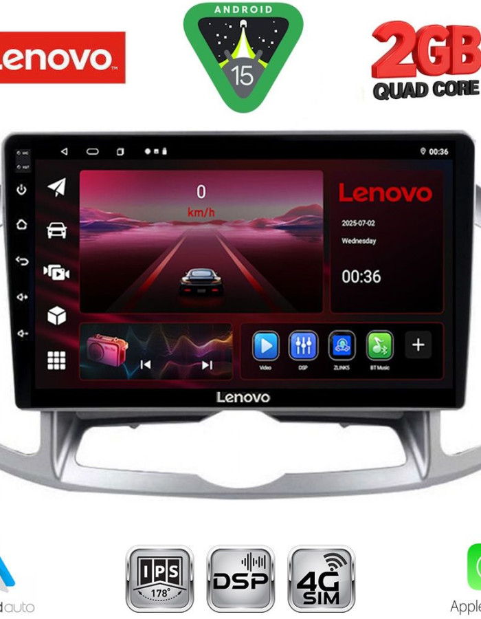 LENOVO LVF 5071_CPA (10inc) MULTIMEDIA for CHEVROLET CAPTIVA mod. 2012-2018