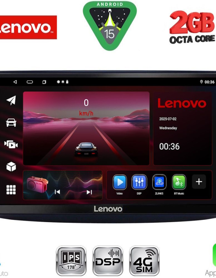 LENOVO LVF 5072_CPA (9inc) MULTIMEDIA TABLET for CHEVROLET AVEO mod. 2006-2010