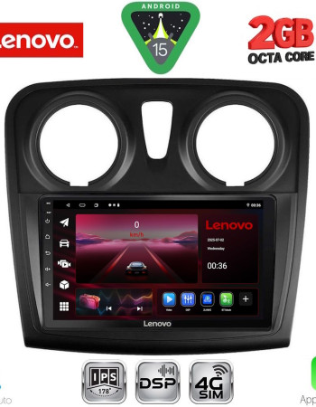 LENOVO LVF 5108_CPA (9inc) MULTIMEDIA TABLET for DACIA LOGAN – SANDERO mod. 2012-2019