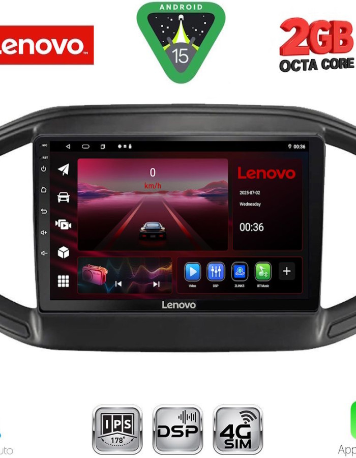 LENOVO LVF 5147_CPA (9inc) MULTIMEDIA TABLET for FIAT STRADA mod. 2020-2026