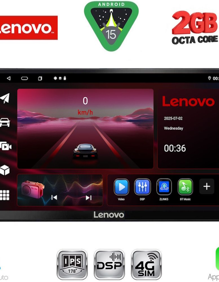 LENOVO LVF 5148_CPA (9inc) MULTIMEDIA TABLET for FIAT TIPO mod. 2015-2023