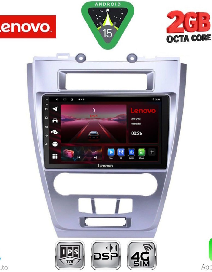 LENOVO LVF 5159_CPA (10inc) MULTIMEDIA TABLET for FORD FUSION mod. 2012-2017