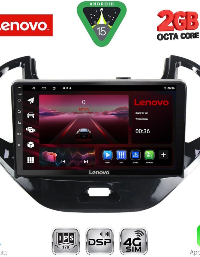 LENOVO LVF 5167SH_CPA (9inc) MULTIMEDIA TABLET for FORD KA mod. 2017-2024