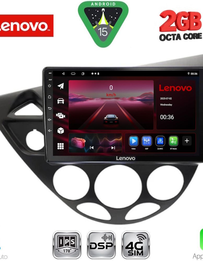 LENOVO LVF 5169_CPA  (9inc) MULTIMEDIA TABLET for FORD FOCUS mod. 1998-2004