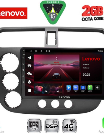 LENOVO LVF 5187_CPA (9inc) MULTIMEDIA TABLET for HONDA CIVIC 4D mod. 2001-2006