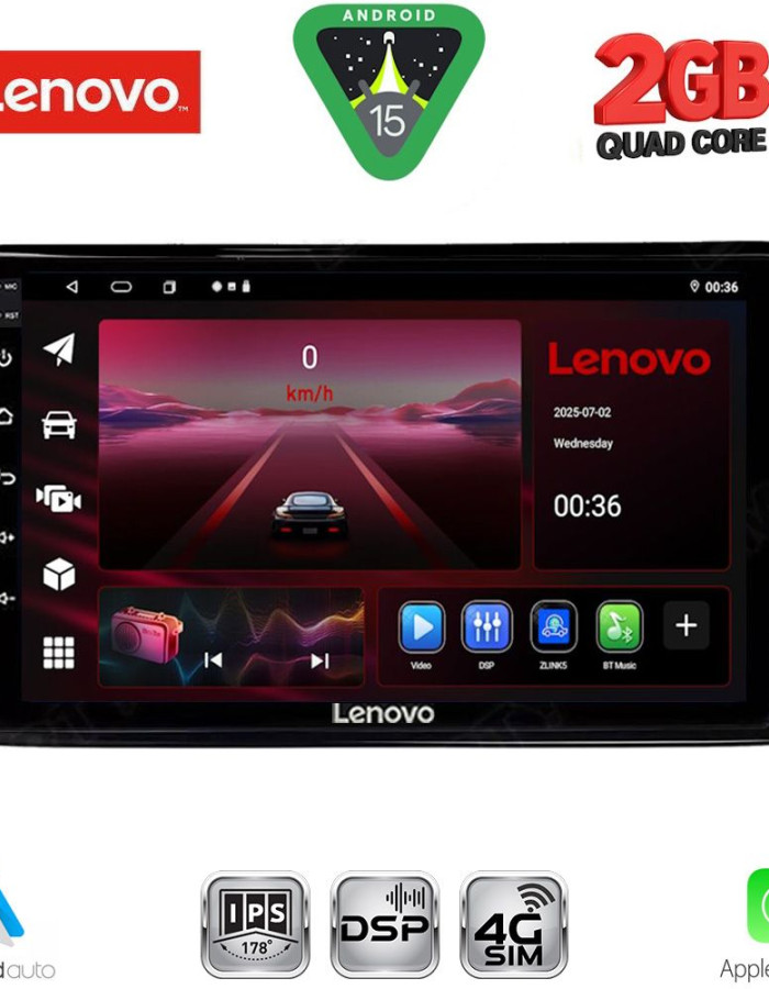 LENOVO LVF 5238B_CPA (10inc) MULTIMEDIA TABLET for HYUNDAI IX45 - SANTA FE mod. 2021-2023