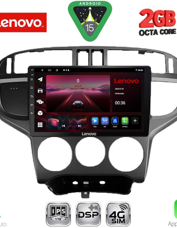 LENOVO LVF 5240_CPA (9inc) MULTIMEDIA TABLET for HYUNDAI MATRIX mod. 2001-2010
