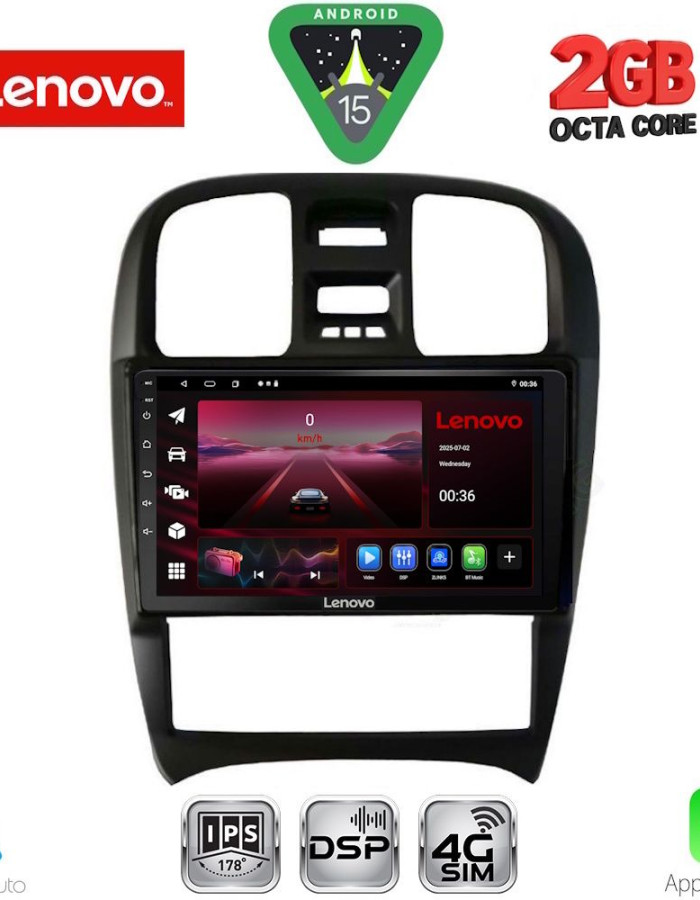 LENOVO LVF 5247_CPA (9inc) MULTIMEDIA TABLET for HYUNDAI SONATA mod. 2000-2006