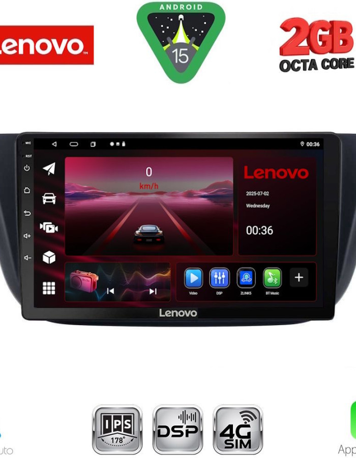 LENOVO LVF 5265_CPA (9inc) MULTIMEDIA TABLET for IVECO DAILY mod. 2014-2024
