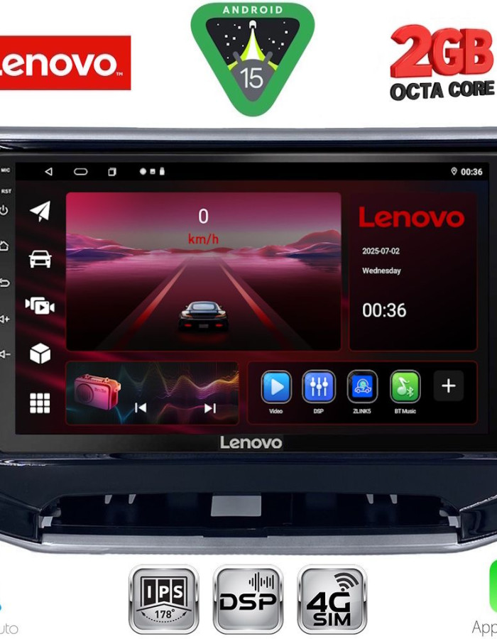 LENOVO LVF 5279_CPA (10inc) MULTIMEDIA TABLET for JEEP COMPASS mod. 2022-2026