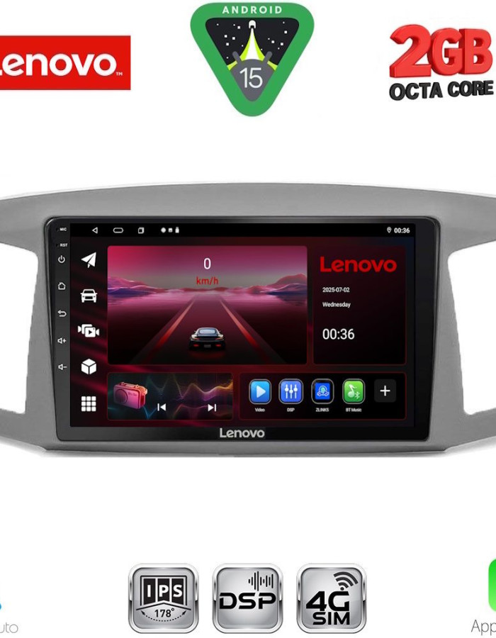 LENOVO LVF 5281_CPA (10inc) MULTIMEDIA TABLET for JEEP GRAND CHEROKEE mod. 2005-2007