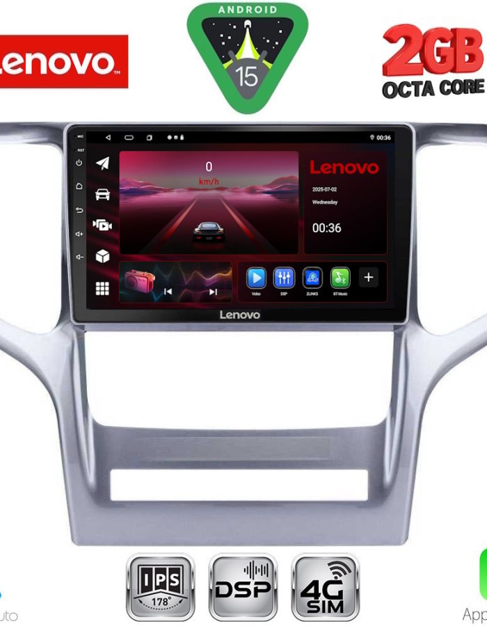 LENOVO LVF 5282_CPA (9inc) MULTIMEDIA TABLET for JEEP GRAND CHEROKEE mod. 2011-2014
