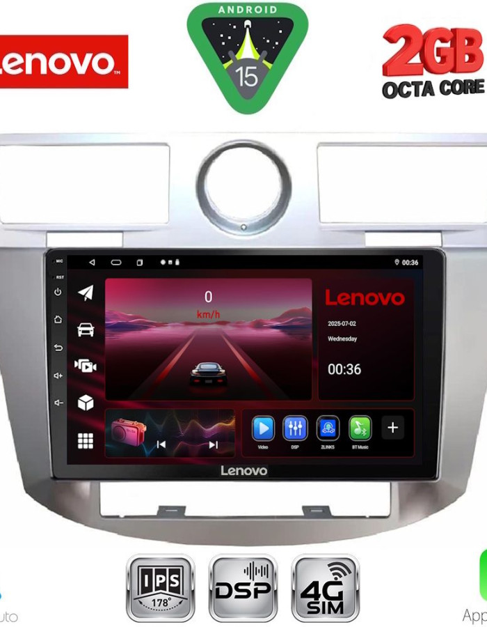 LENOVO LVF 5289_CPA (9inc) MULTIMEDIA for CHRYSLER SEBRING mod. 2008-2010