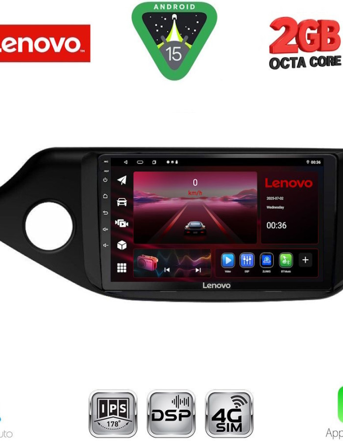 LENOVO LVF 5302_CPA (9inc) MULTIMEDIA TABLET for KIA CEED  mod. 2012-2018