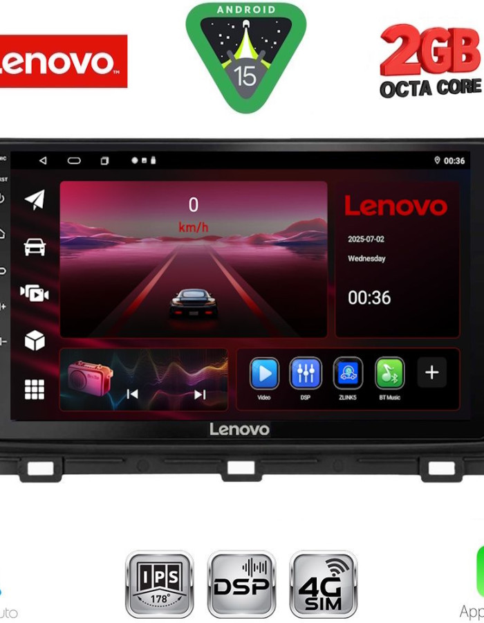 LENOVO LVF 5303_CPA (10inc) MULTIMEDIA TABLET for KIA CEED - XCEED mod. 2018-2022