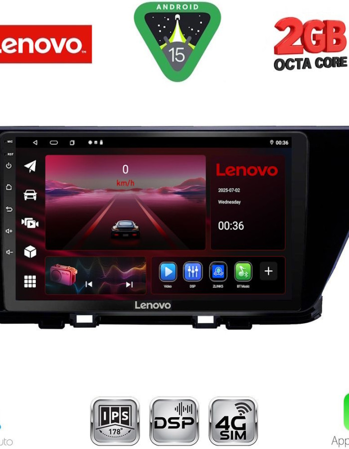 LENOVO LVF 5305_CPA (9inc) MULTIMEDIA TABLET for KIA NIRO mod. 2017-2021