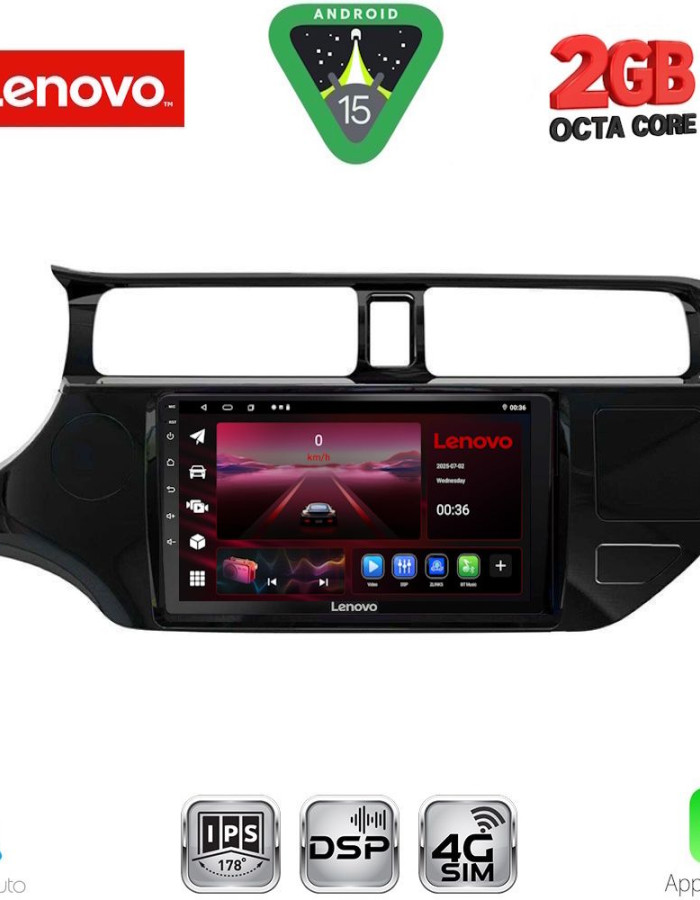 LENOVO LVF 5314_CPA (9inc) MULTIMEDIA TABLET for KIA RIO mod. 2012-2015