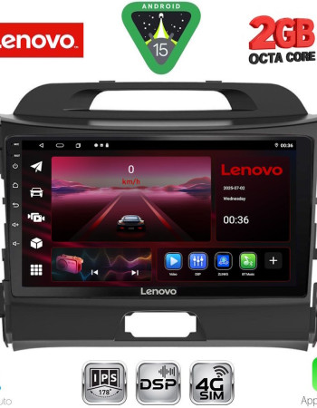 LENOVO LVF 5325_CPA (9inc) MULTIMEDIA TABLET for KIA SPORTAGE mod. 2010-2015