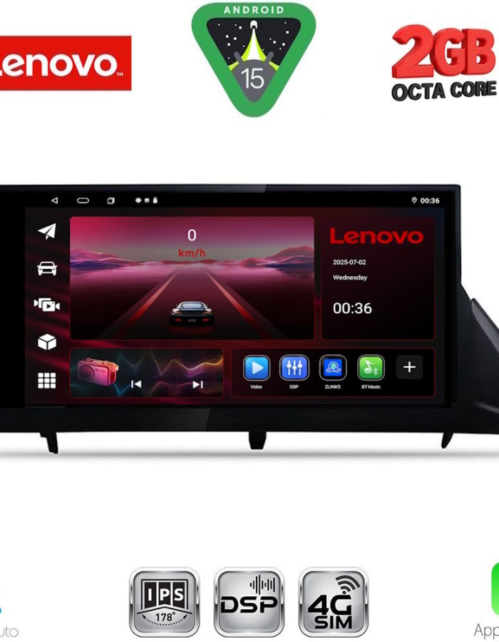 LENOVO LVF 5346_CPA (9inc) MULTIMEDIA TABLET for LEXUS RX mod. 2009-2014