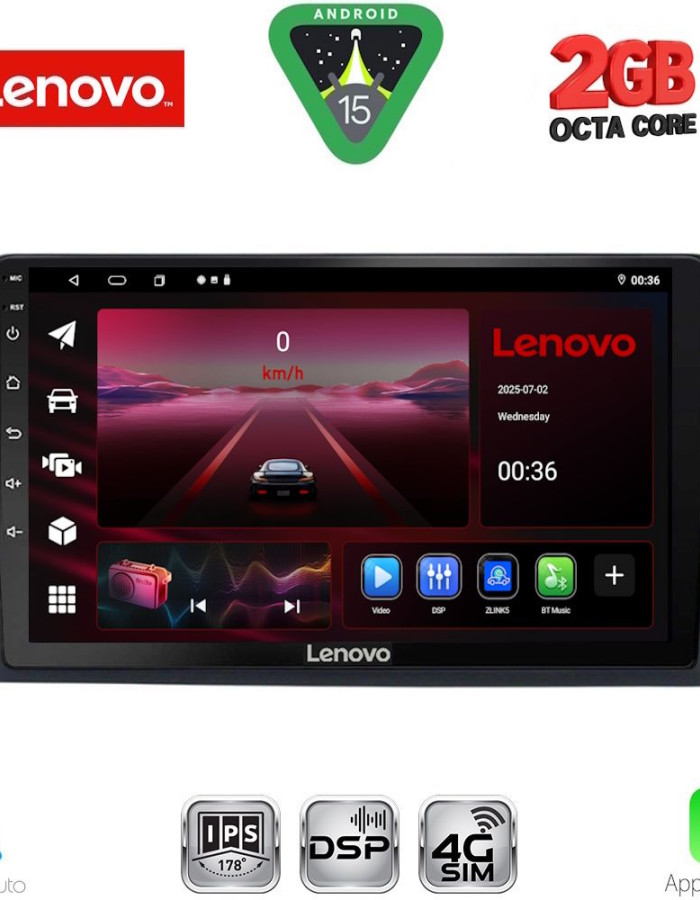 LENOVO LVF 5365_CPA (9inc) MULTIMEDIA TABLET for MAZDA 3 mod. 2003-2008