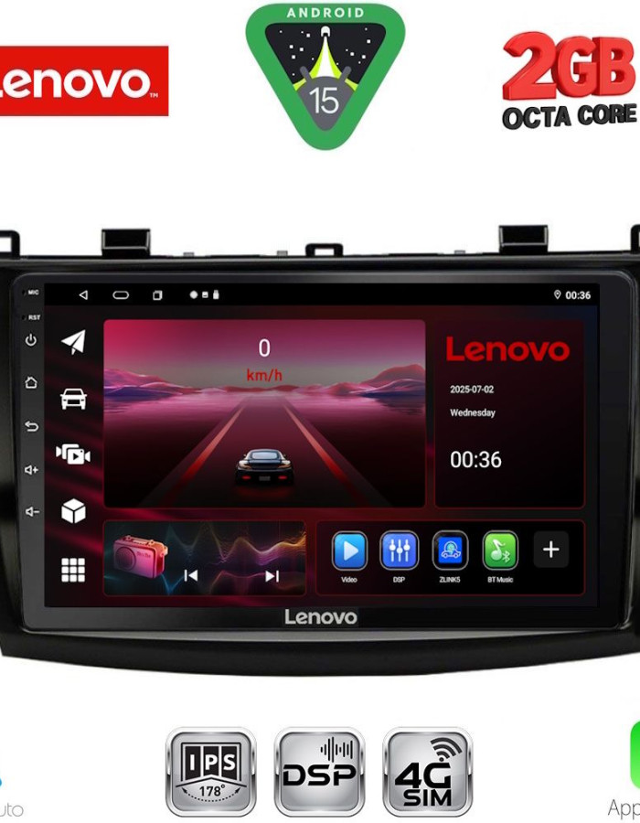 LENOVO LVF 5366_CPA (9inc) MULTIMEDIA TABLET for MAZDA 3 mod. 2009-2014