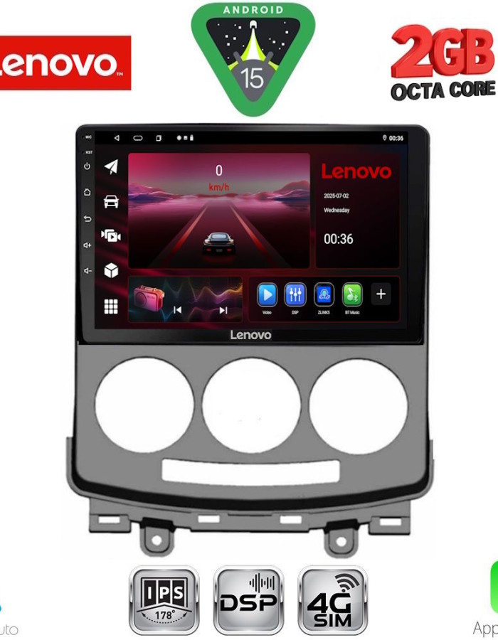 LENOVO LVF 5370_CPA (9inc) MULTIMEDIA TABLET for MAZDA 5 mod. 2004-2010