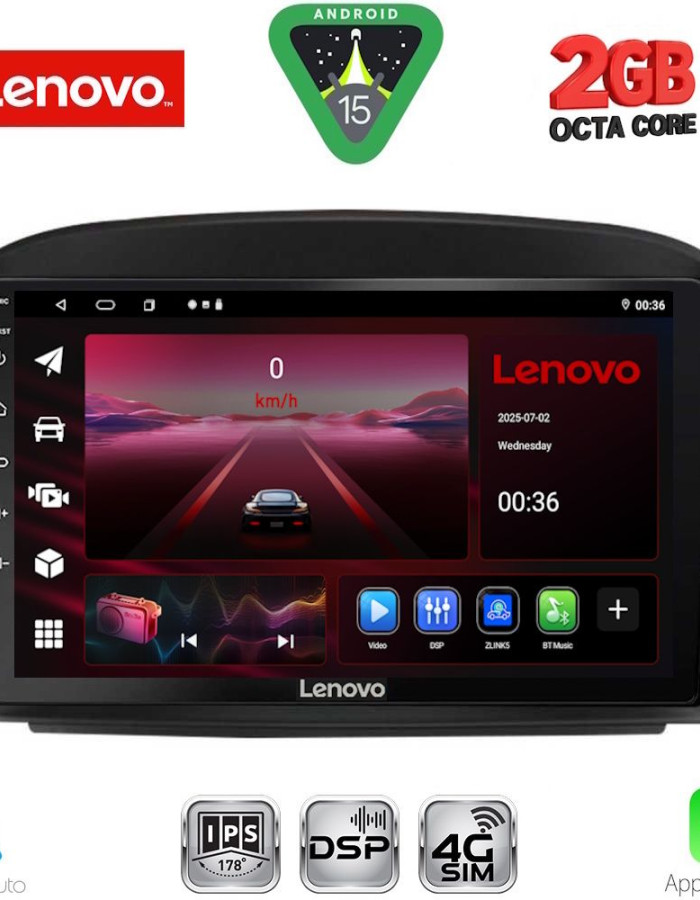 LENOVO LVF 5427_CPA (9inc) MULTIMEDIA TABLET for MERCEDES SL (R230) FACELIFT mod. 2006-2012