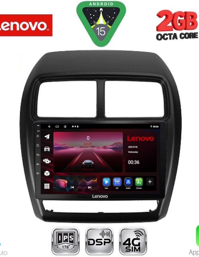 LENOVO LVF 5431_CPA (9inc) MULTIMEDIA TABLET for MITSUBISHI ASX mod. 2020-2023