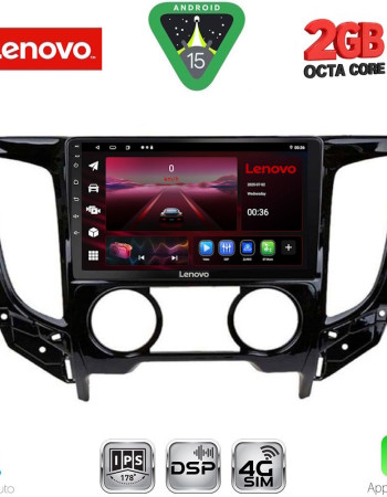 LENOVO LVF 5437_CPA A/C (9inc) MULTIMEDIA TABLET for MITSUBISHI L200 mod. 2015-2019 with A/C