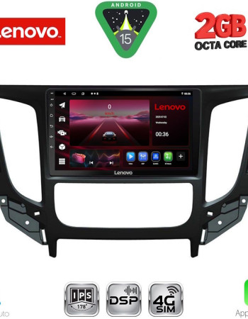 LENOVO LVF 5437_CPA CLIMA (9inc) MULTIMEDIA TABLET for MITSUBISHI L200 mod. 2015-2019 with CLIMA
