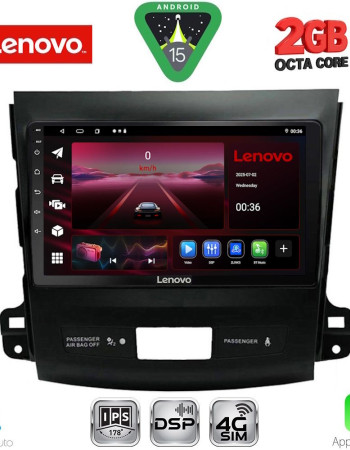 LENOVO LVF 5442_CPA (9inc) MULTIMEDIA TABLET for CITROEN C-CROSSER | MITSUBISHI OUTLANDER | PEUGEOT 4007 mod. 2006-2012