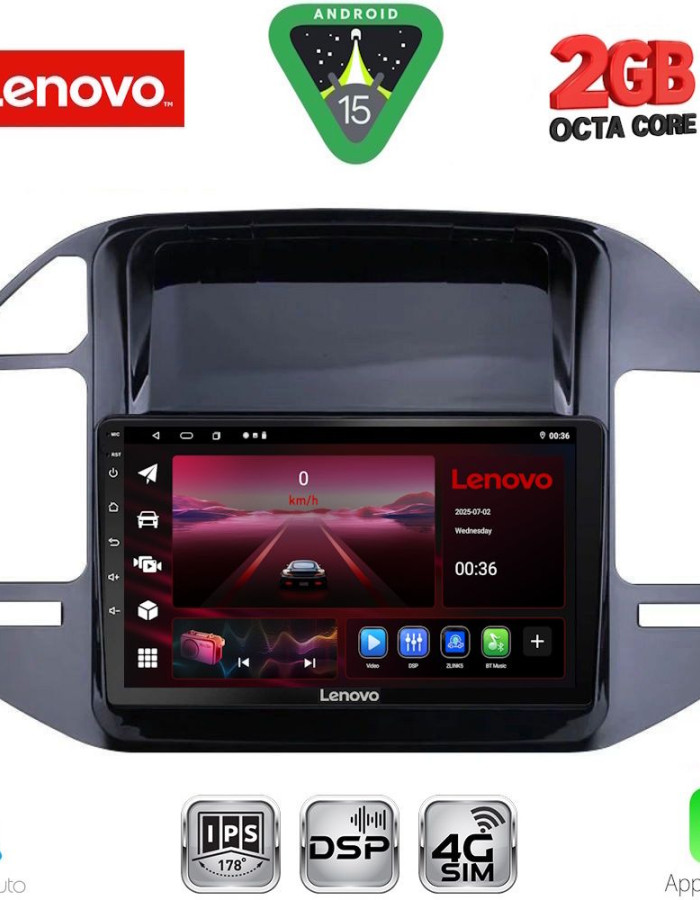 LENOVO LVF 5444_CPA (9inc) MULTIMEDIA TABLET for MITSUBISHI PAJERO mod. 1999-2006