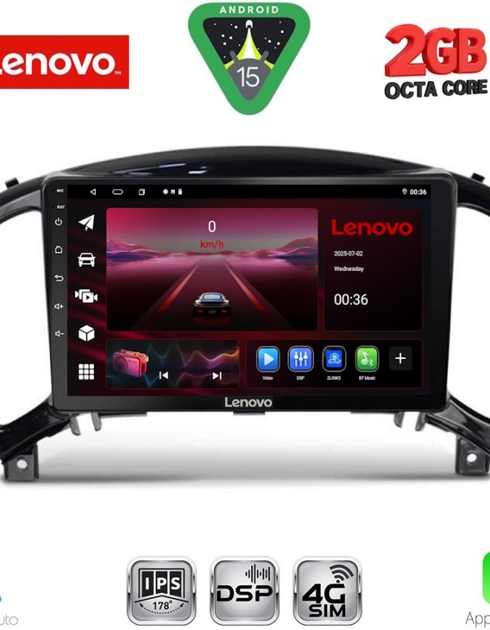 LENOVO LVF 5452_CPA (9inc) MULTIMEDIA TABLET for NISSAN JUKE mod. 2009-2020