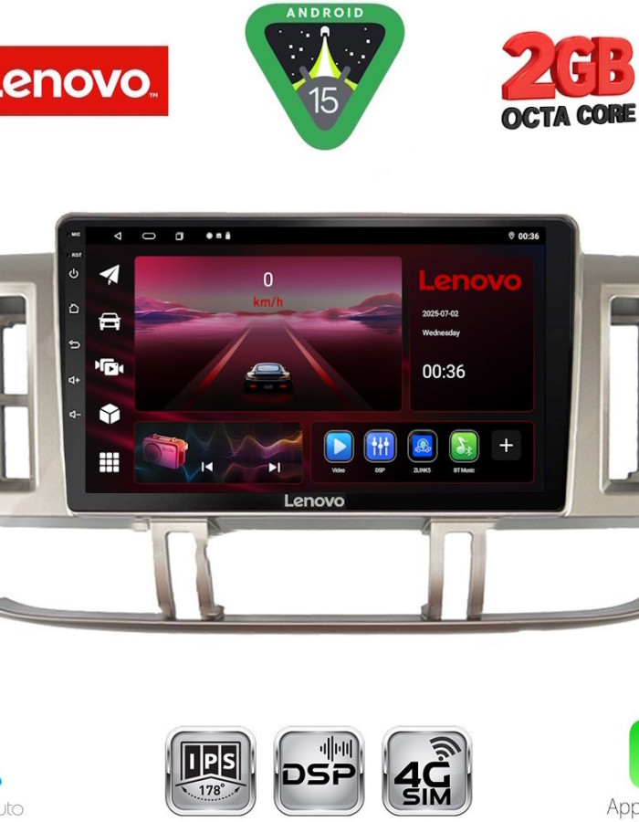 LENOVO LVF 5474_CPA (9inc) MULTIMEDIA TABLET for NISSAN XTRAIL mod. 2000-2004