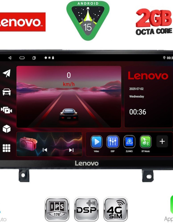 LENOVO LVF 5485_CPA (9inc) MULTIMEDIA TABLET for OPEL ASTRA H mod. 2004-2010