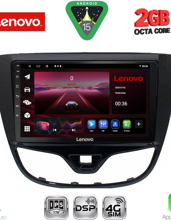 LENOVO LVF 5489_CPA (10inc) MULTIMEDIA TABLET for OPEL KARL mod. 2014-2019