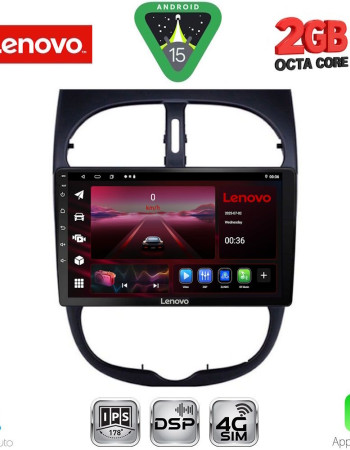 LENOVO LVF 5506_CPA (9inc) MULTIMEDIA TABLET for PEUGEOT 206 mod. 1998-2006