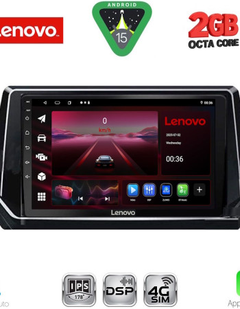 LENOVO LVF 5509_CPA (9inc) MULTIMEDIA TABLET for PEUGEOT 208 - 2008 mod. 2021-2026