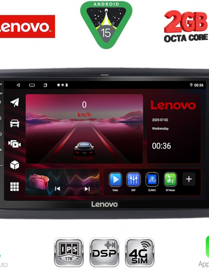 LENOVO LVF 5604B_CPA (10inc) MULTIMEDIA TABLET for SKODA SUPERB mod. 2008-2015